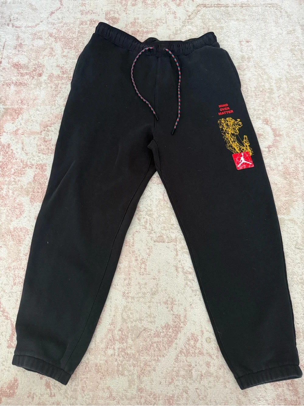 Jordan Black Matching Set Pullover Hoodie and Sweatpants